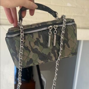 Camouflage Chain Strap Handbag